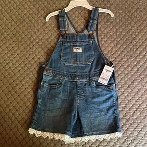 OshKosh B’gosh - Girls Overall with Lace Detail